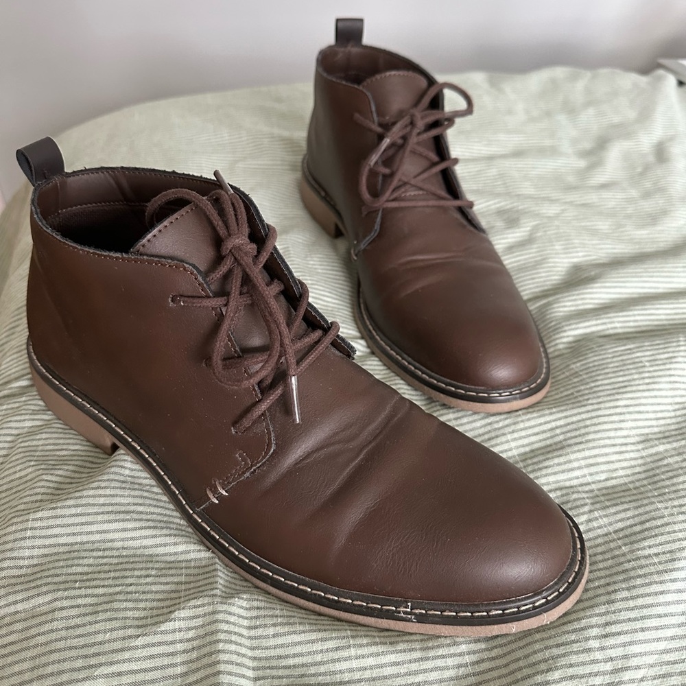 Goodfellow & Co Men’s Brown Lace Up Boots Like New